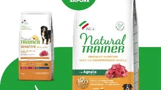 NATURAL TRAINER Speciality Nutrition Sensitive, M-XL, Miel, hrana uscata monoproteica caini, sistem digestiv, 12kg