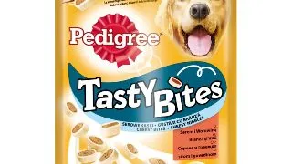 PEDIGREE Tasty Bites, recompense caini, pernite cu branza, 140g