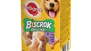 PEDIGREE Biscrok Multi Mix, recompense caini, biscuiti, Pui, Vita si Miel, 500g