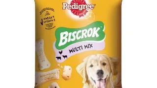 PEDIGREE Biscrok Multi Mix, recompense caini, biscuiti, Pui, Vita si Miel , 200g