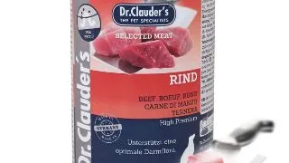 DR. CLAUDER'S Selected Meat, XS-XL, Vita conserva hrana umeda fara cereale caini, (in suc propriu), 400g