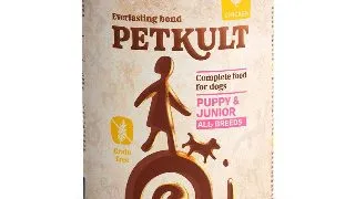 PETKULT Grain Free Junior, Pui, conserva hrana umeda fara cereale caini junior, 800g