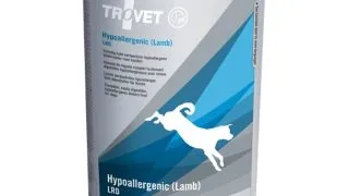 TROVET Dog Hypoallergenic LRD, Miel, dieta veterinara caini, conserva hrana umeda, afectiuni digestive si dermatologice, (pate), 400g