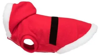 TRIXIE Christmas haina Mos Craciun caini, fleece, rosu TRIXIE Christmas haina Mos Craciun caini, XS, fleece, rosu, L: 30 cm Circumf: 44 cm