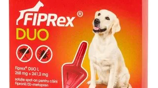 FIPREX Duo, deparazitare externa caini, pipeta repelenta, L(20 - 40kg), 1buc
