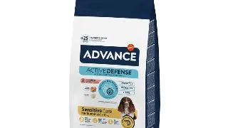 ADVANCE Sensitive Care Medium & Maxi, M-XL, Somon si Orez, hrana uscata caini, sistem digestiv, 12kg