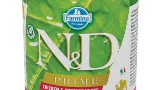 N&D Prime, XS-XL, Pui si Rodie, conserva hrana umeda fara cereale caini, (in sos), 285g