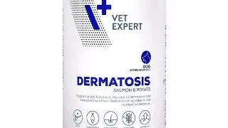 4T Veterinary Diet Dermatosis Dog Somon si Cartofi, 400 g