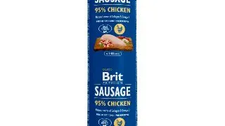 BRIT Premium, Pui, salam hrana umeda continut redus cereale caini, 800g
