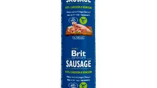 BRIT Premium, Pui si Vanat, salam hrana umeda continut redus cereale caini, 800g