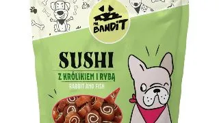 MR BANDIT Sushi, XS-XL, Iepure si Peste, punguta recompense caini, 500g