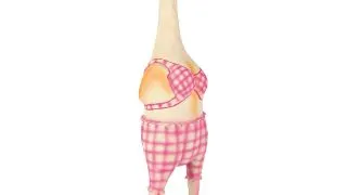 Trixie, jucarie gaina caini, cu sunet original, latex, 48cm, multicolor