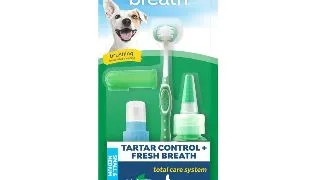 Kit Igiena Orala pentru Caini Talie Mica, Advanced Whitening TropiClean, 59 ml