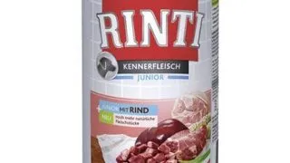 RINTI Junior, XS-XL, Vita, conserva hrana umeda fara cereale caini junior, (in suc propriu), 400g