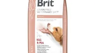 BRIT VD Renal, XS-XL, Ou, dieta veterinara, hrana uscata fara cereale caini, sistem renal, 12kg