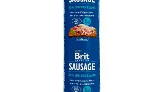 BRIT Premium, Pui si Miel, salam hrana umeda continut redus cereale caini, 800g