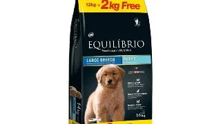 Equilibrio Puppy Large Breed 12 kg + 2 kg Cadou