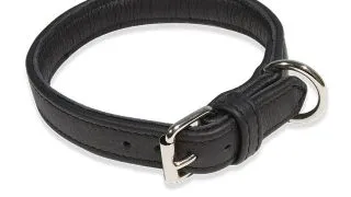 JULIUS-K9 ECO leather, zgarda ajustabila caini, piele, negru JULIUS-K9 ECO leather, zgarda ajustabila caini, piele, 25mm x 45cm, negru