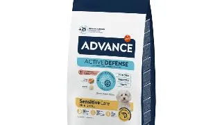 ADVANCE Sensitive Care Mini, XS-S, Somon, hrana uscata caini, sistem digestiv, 7kg