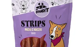 MR BANDIT Strips, XS-XL, Rata, punguta recompense fara cereale caini, 500g
