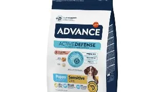 ADVANCE Sensitive Care Mini, XS-S, Somon, hrana uscata caini, sistem digestiv, 3kg