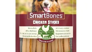 SMARTBONES Classics Chicken Sticks, recompense caini, Batoane aromate Pui, 10buc