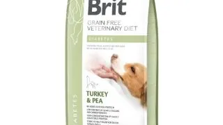 BRIT VD Diabetes, XS-XL, Curcan, dieta veterinara, hrana uscata fara cereale caini, diabet, 12kg