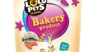 Lolo Pets Caine Biscuiti cu Somon, 350 g