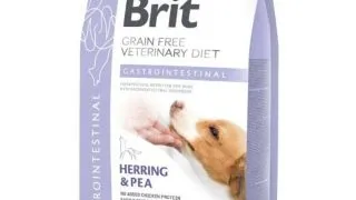BRIT VD Gastrointestinal, XS-XL, Hering, dieta veterinara, hrana uscata fara cereale caini, sistem digestiv, 2kg