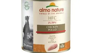 ALMO NATURE HFC Puppy, XS-XL, Pui, conserva hrana umeda caini junior, (in supa), 280g