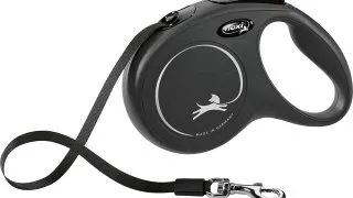 Lesa Flexi Classic, Banda, M 5 m/25 kg Negru