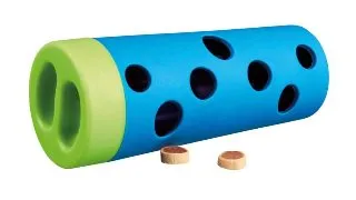 TRIXIE Activity Dozator Snack, jucarie interactiva caini, plastic, 6cm x 5cm x 14cm, albastru
