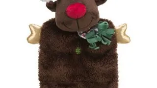 TRIXIE Christmas Ren, jucarie de plus caini XS-XL, cu sunet, plus, maro, 37cm