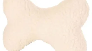 Trixie, jucarie os din plus caini, poliester,  20cm, roz