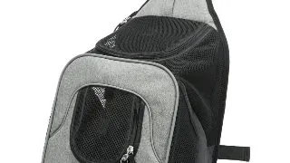 TRIXIE Savina, rucsac transport caini si pisici, XS-S(max. 10kg), poliester, deschidere frontala&superioara, negru si gri, 30 x 26 x 33 cm