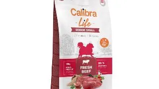 CALIBRA Life Senior Small Fresh Beef, XS-S, Vita, hrana uscata monoproteica caini senior, 6kg