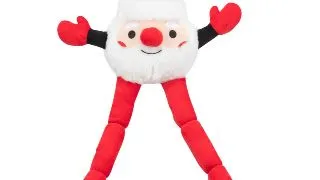 TRIXIE Christmas Mos Craciun, jucarie de plus caini XS-XL, cu sunet, plus, rosu, 54cm