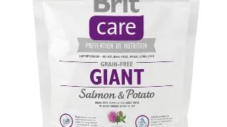 BRIT Care Giant Adult, XL, Somon cu Cartofi, hrana uscata fara cereale caini, 1kg