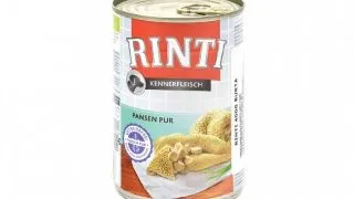 RINTI, XS-XL, Burta, conserva hrana umeda fara cereale caini, (in suc propriu), 400g