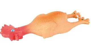 Trixie, jucarie gaina caini, cu sunet, latex, 25cm, multicolor