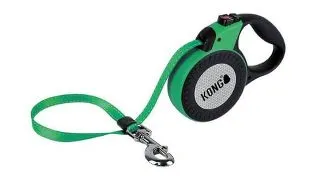 Lesa Retractabila Kong Reflect M, 5m-30 Kg, Verde