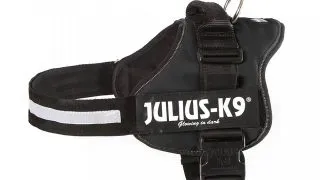 JULIUS-K9 Powerharness, ham caini JULIUS-K9 Power, ham caini, L, 23-30kg, negru