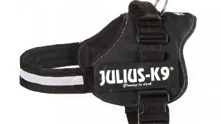 JULIUS-K9 Powerharness, ham caini JULIUS-K9 Power, ham caini, 2XL, 40-80kg, negru