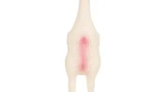 M-PETS Anastasia, jucarie de aport caini S-XL, cu sunet, cauciuc, crem si rosu, 32cm