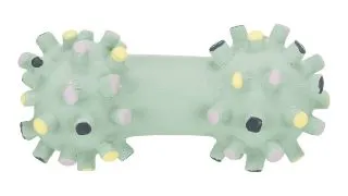 Trixie, jucarie mini-gantera caini juniori, latex, 10cm, multicolor