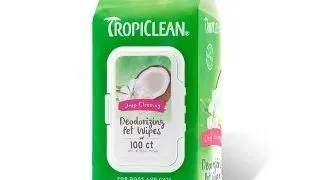 TropiClean Servetele Curatare Profunda, 100 bucati