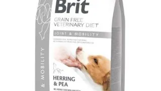 BRIT VD Joint & Mobility, XS-XL, Hering, dieta veterinara, hrana uscata fara cereale caini, sistem articular, 2kg