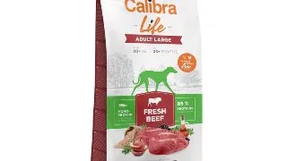 CALIBRA Life Adult Large Fresh Beef, L-XL, Vita, hrana uscata monoproteica fara cereale caini, 2.5kg