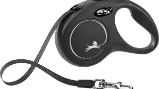 Lesa Flexi Classic, Banda, S: 5 m/15 kg Negru