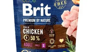 BRIT Premium By Nature Adult Small Breed, XS-S, Pui, hrana uscata caini, 1kg